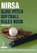 Nirsa Slow Pitch Softball Rules Book cover