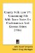 County Folk-Lore : Concerning Fife With Some Notes on Clackmannan and Kinross-shires cover