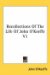 Recollections Of The Life Of John O'Keeffe cover