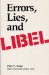 Errors, Lies, and Libel cover