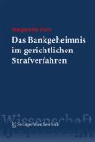 Das Bankgeheimnis Im Gerichtlichen Strafverfahren [Click for larger image]