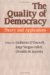 The Quality Of Democracy: Theory And Applications