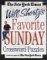 The New York Times Will Shortz's Favorite Sunday Crossword Puzzles
