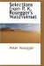 Selections from P. K. Rosegger's Waldheimat