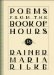  Poems from the Book of Hours