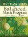  Five Easy Steps to a Balanced Math Program for Secondary Grades: Middle School & High School