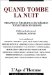  Quand Tombe La Nuit: Origines Et emergence Des Regimes Totalitaires En Europe, 1900-1934
