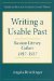  Writing a Usable Past: Russian Literary Culture, 1917-1937
