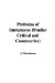  Problems of Immanence: Studies Critical and Constructive