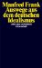  Auswege Aus Dem Deutschen Idealismus