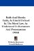  Faith and Morals: Faith, As Ritschl Defined It; the Moral Law, As Understood in Romanism and Protestantism