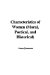  Characteristics of Women: Moral, Poetical and Historical