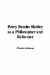  Percy Bysshe Shelley as a Philosopher and Reformer