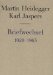  Briefwechsel 1920-1963