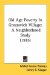  Old Age Poverty in Greenwich Village: A Neighborhood Study