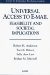  Universal Access to E-Mail: Feasibility and Societal Implications