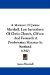 A Memoir of James Marshall, Late Incumbent of Christ Church, Clifton: And Formerly a Presbyterian Minister in Scotland