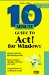  10 Minute Guide to Act! for Windows