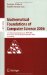  Mathematical Foundations of Computer Science 2006: 31st International Symposium, MFCS 2006, Stara Lesna, Slovakia, August 28- September 1, 2006, Proceedings