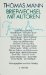  Briefwechsel Mit Autoren: Rudolf Georg Binding ..