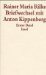  Briefwechsel Mit Anton Kippenberg 1906 Bis 1926