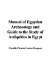  Manual of Egyptian Archaeology And Guide to the Study of Antiquities in Egypt