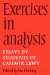  Exercises in Analysis: Essays by Students of Casimir Lewy