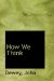  How We Think