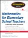  Schaum's Outline of Mathematics for Elementary School Teachers