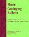  Music Cataloging Bulletin: Index/Supplement to Volumes 21-30, 1990-1999