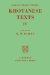  Indo-Scythian Studies: Being Khotanese Texts