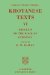  Indo-Scythian Studies: Being Khotanese Texts