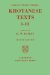  Indo-Scythian Studies: Being Khotanese Texts