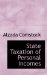  State Taxation Of Personal Incomes