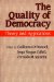 The Quality Of Democracy: Theory And Applications