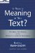  Is There a Meaning in This Text?: The Bible, the Reader, and the Morality of Literary Knowledge