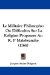 Le Militaire Philosophe: Ou Difficultes Sur La Religion Proposees Au R. P Malebranche