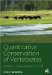  Quantitative Conservation of Vertebrates